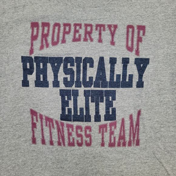 Vintage 80s Jerzees Shirt Large 22x26 Gray USA - Picture 11 of 12